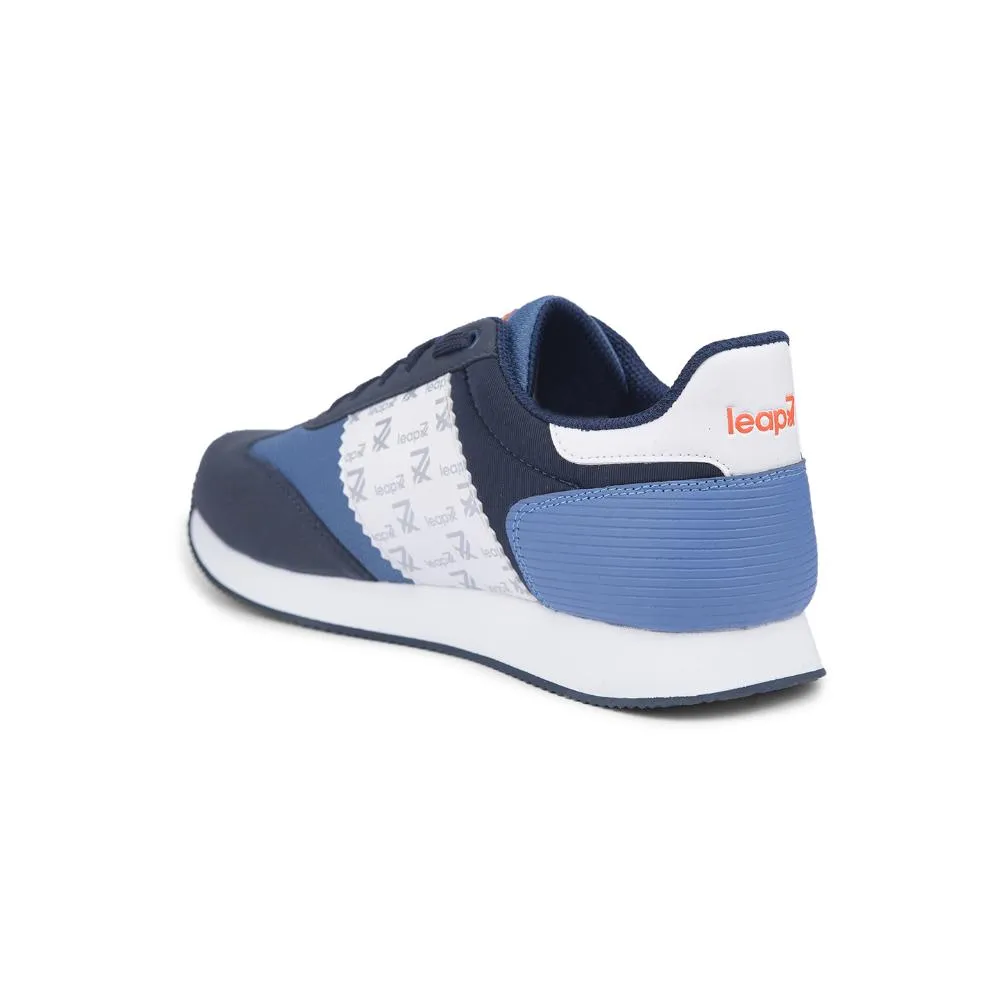 Baskets Casual Liberty Bleu Marine à Lacets Pour Hommes BACKAM-1E Par Liberty