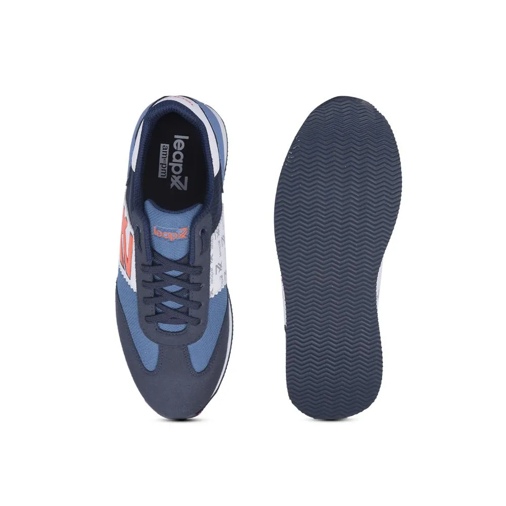 Baskets Casual Liberty Bleu Marine à Lacets Pour Hommes BACKAM-1E Par Liberty