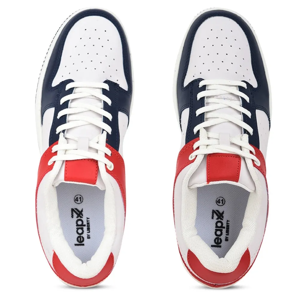 Baskets Casual Lacets Bleu Marine Leap7x Pour Homme SPORTSTAR By Liberty