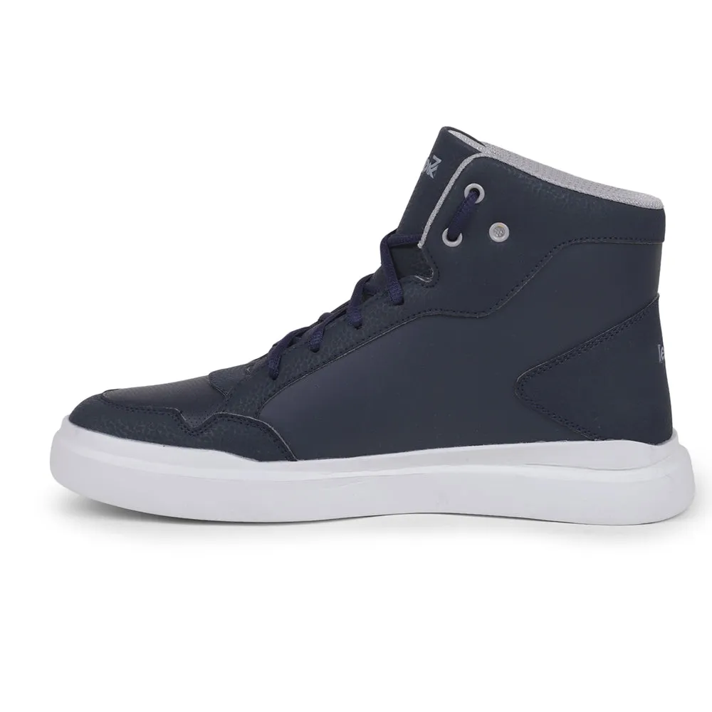 Baskets décontractées à lacets bleu marine Leap7x VENOUR-1E par Liberty