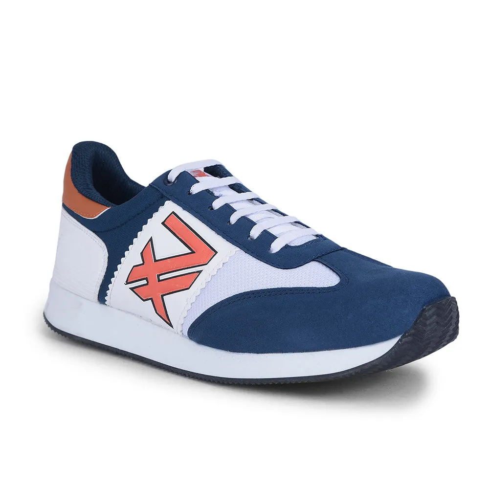 Baskets Liberty BACKAM-1E à lacets bleu sarcelle décontractées pour hommes