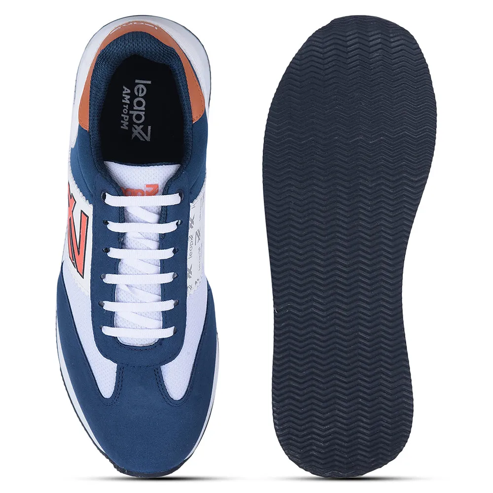 Baskets Liberty BACKAM-1E à lacets bleu sarcelle décontractées pour hommes