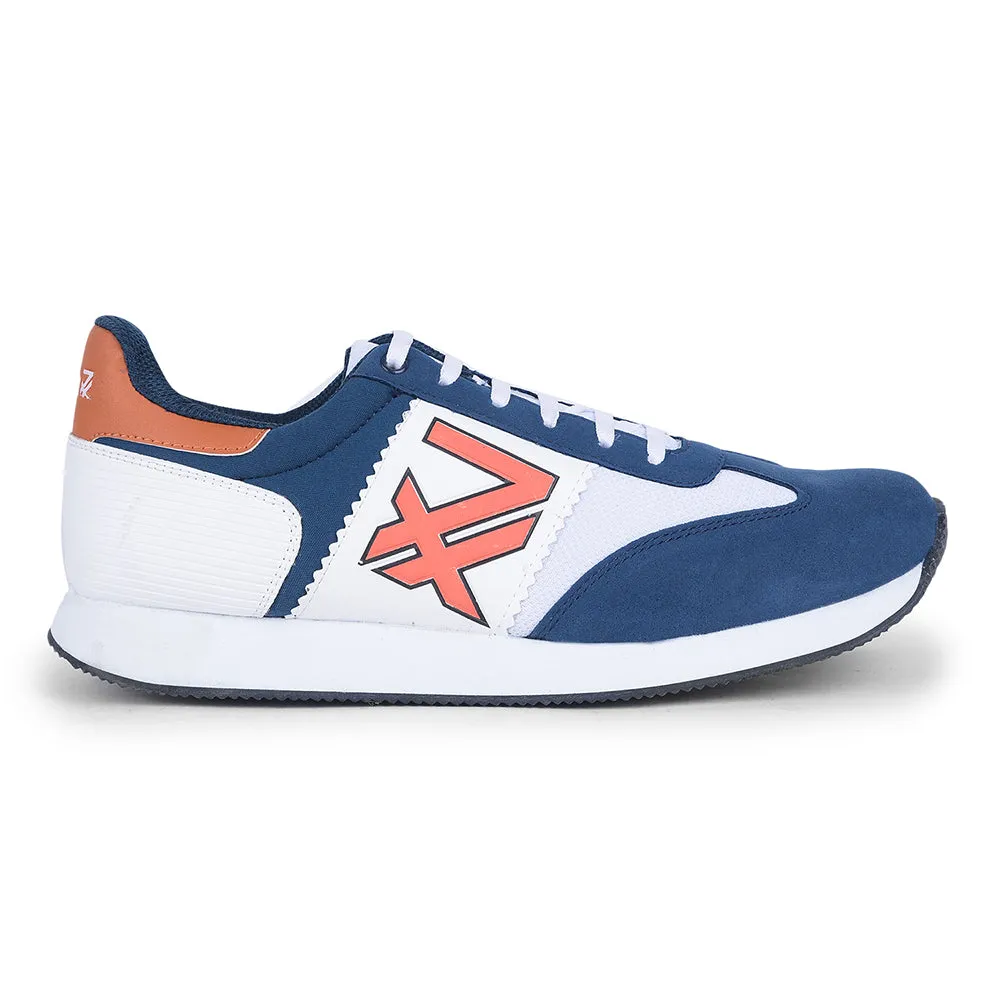 Baskets Liberty BACKAM-1E à lacets bleu sarcelle décontractées pour hommes