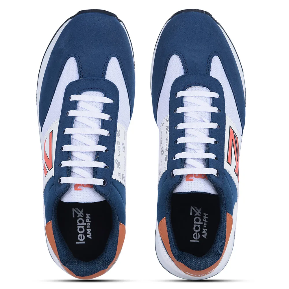 Baskets Liberty BACKAM-1E à lacets bleu sarcelle décontractées pour hommes