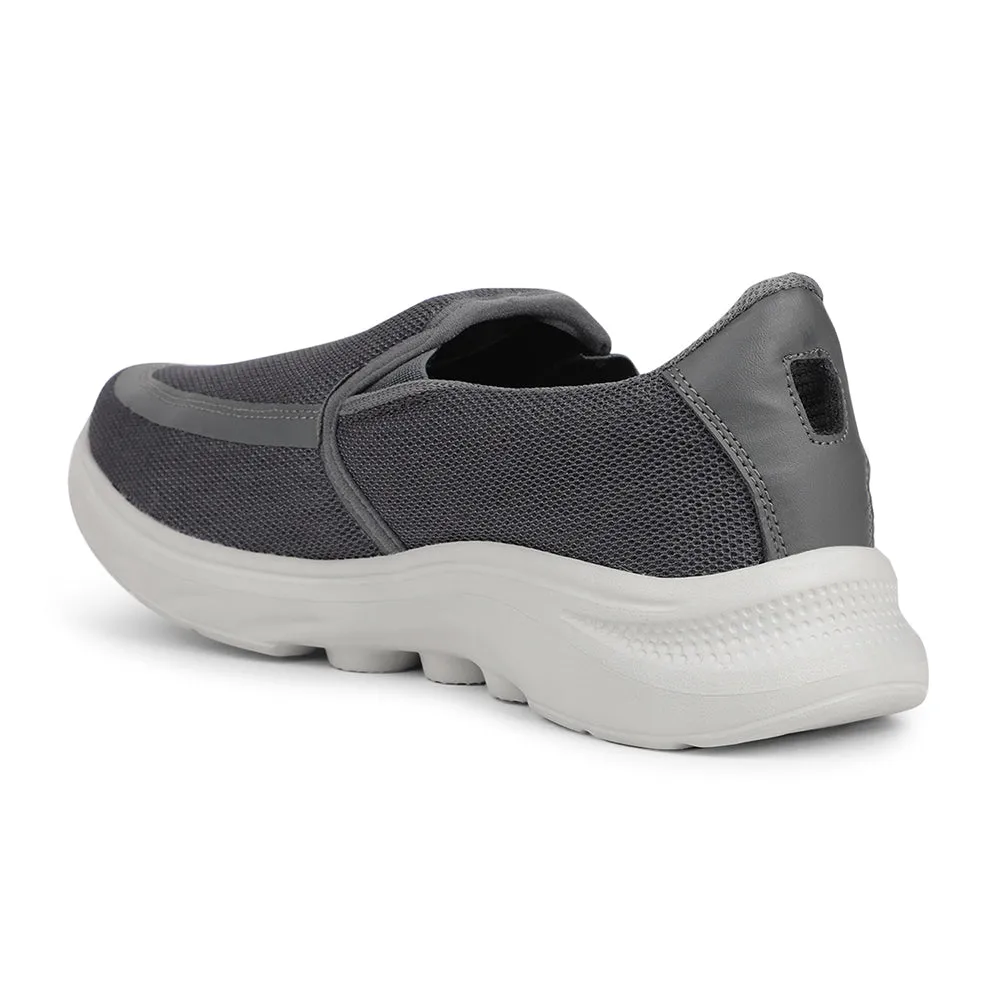 Chaussures décontractées sans lacets gris foncé pour hommes DENIS-1 par Liberty