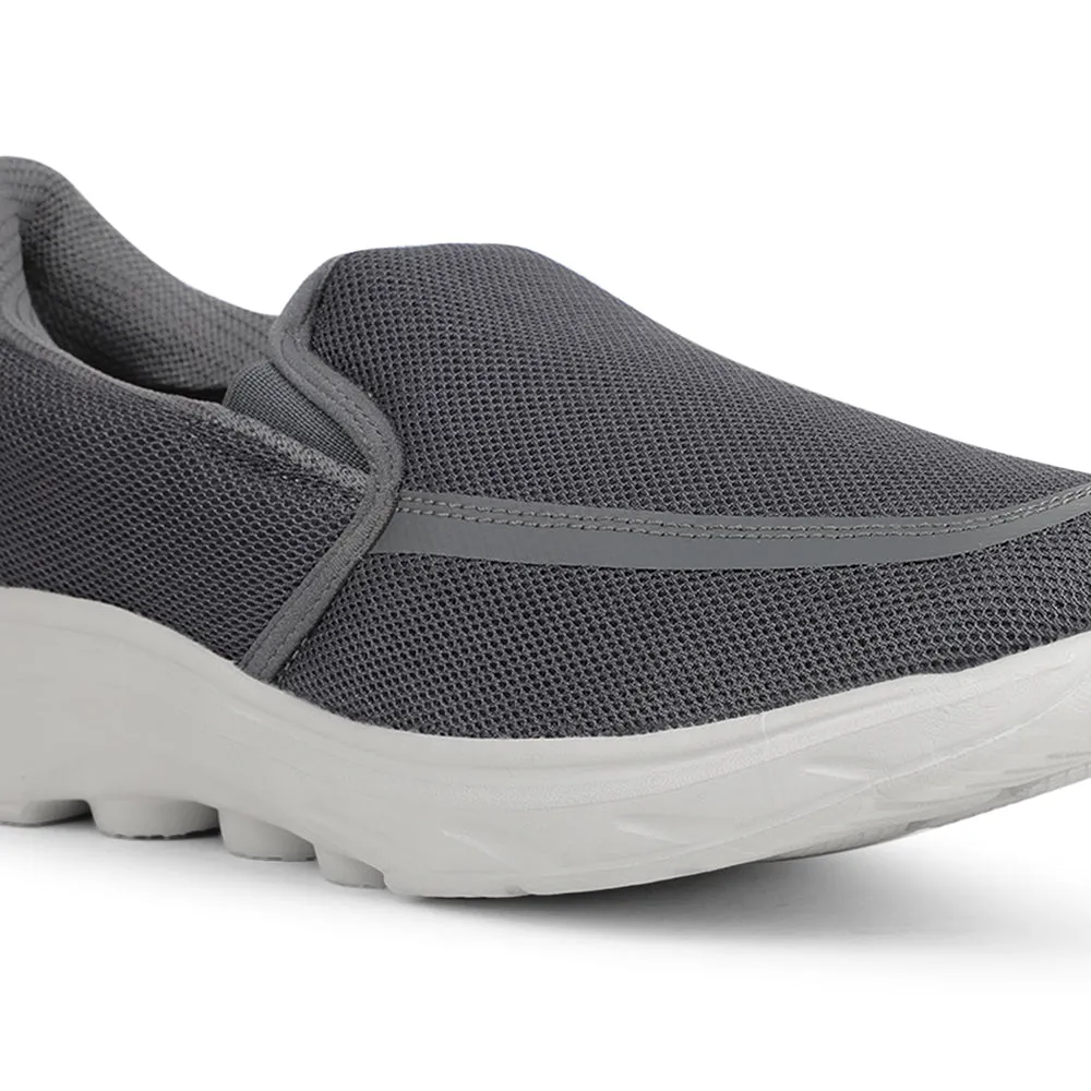 Chaussures décontractées sans lacets gris foncé pour hommes DENIS-1 par Liberty