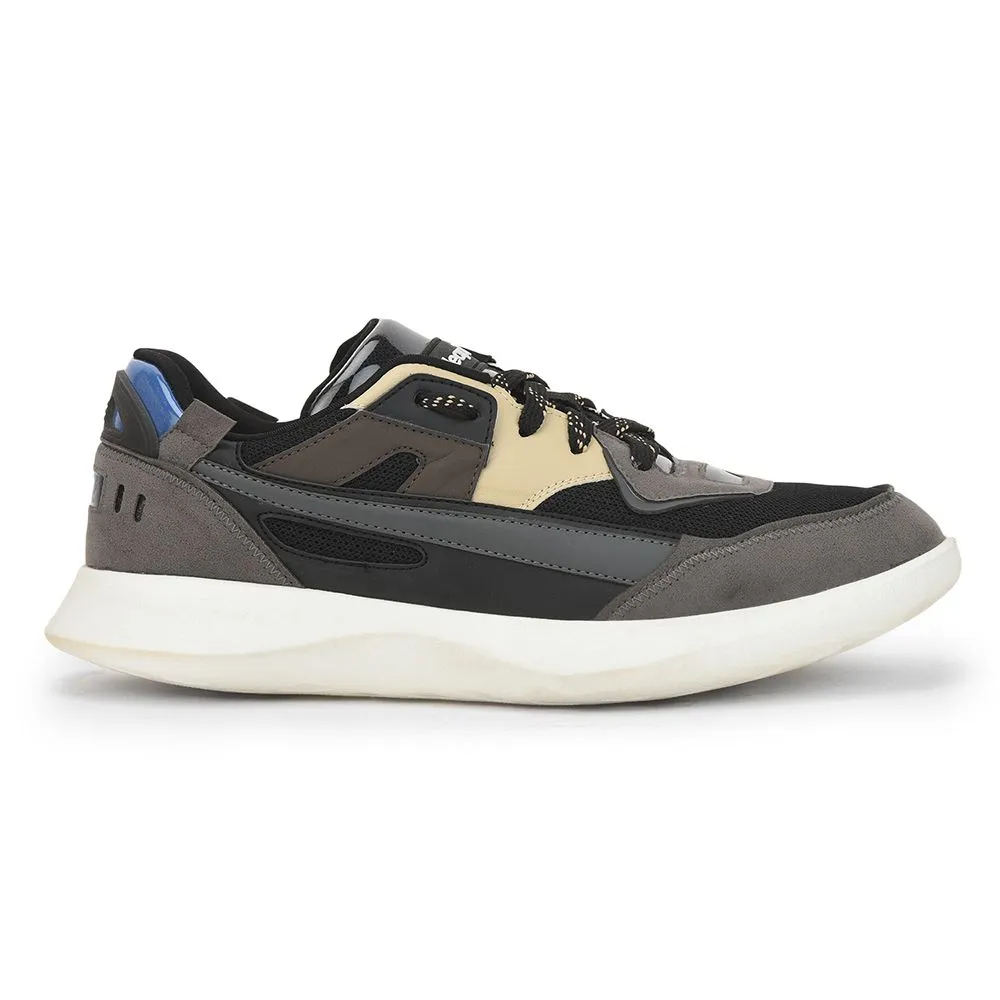 Chaussures décontractées à lacets Leap7x noires pour hommes MENTOR By Liberty