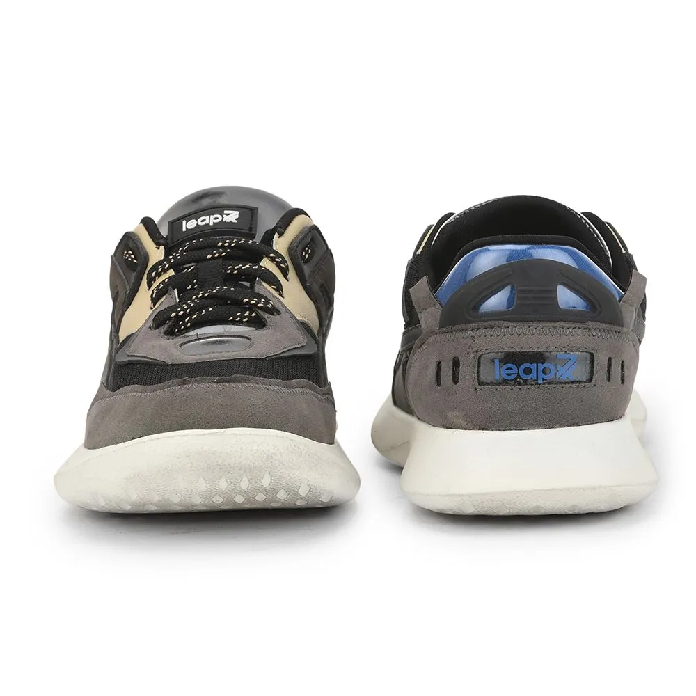 Chaussures décontractées à lacets Leap7x noires pour hommes MENTOR By Liberty