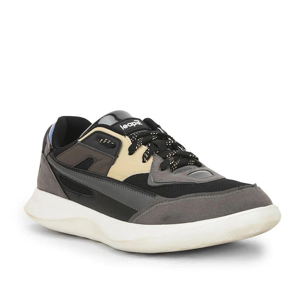 Chaussures décontractées à lacets Leap7x noires pour hommes MENTOR By Liberty