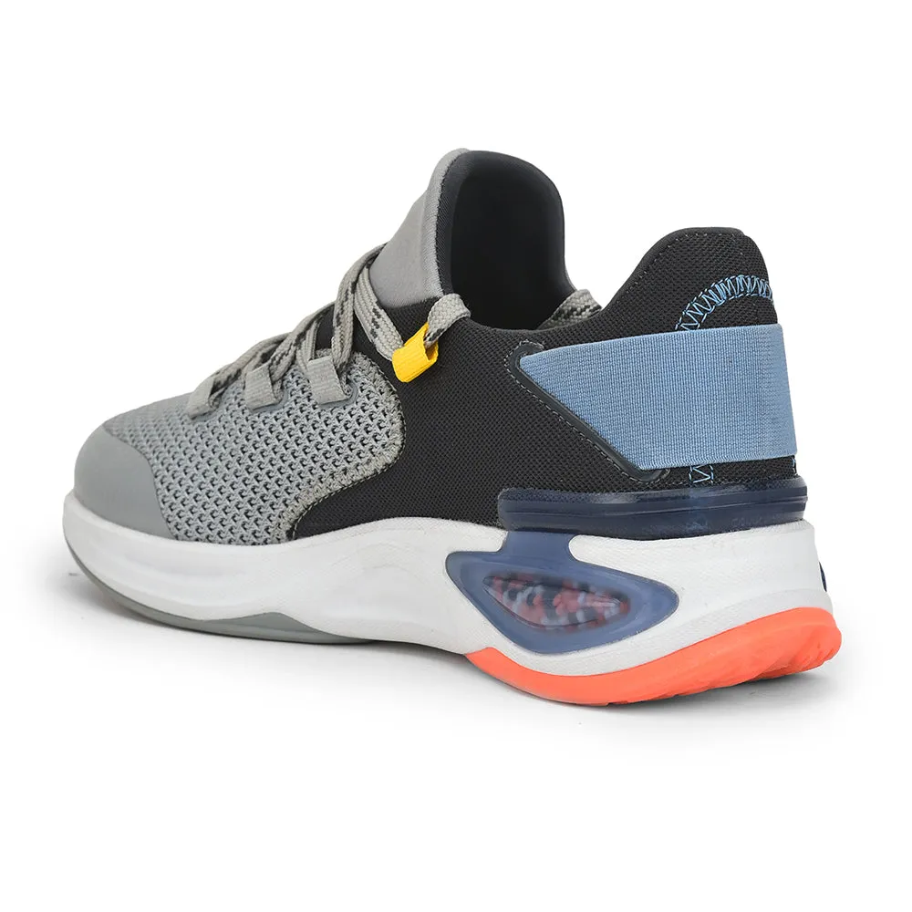 Chaussures décontractées à lacets gris clair Leap7x pour hommes SIGMA-1E par Liberty