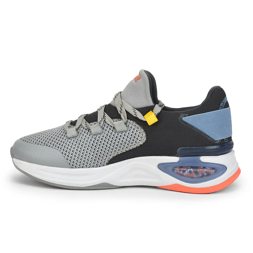 Chaussures décontractées à lacets gris clair Leap7x pour hommes SIGMA-1E par Liberty
