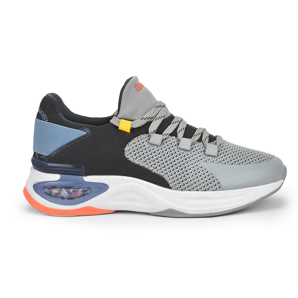 Chaussures décontractées à lacets gris clair Leap7x pour hommes SIGMA-1E par Liberty