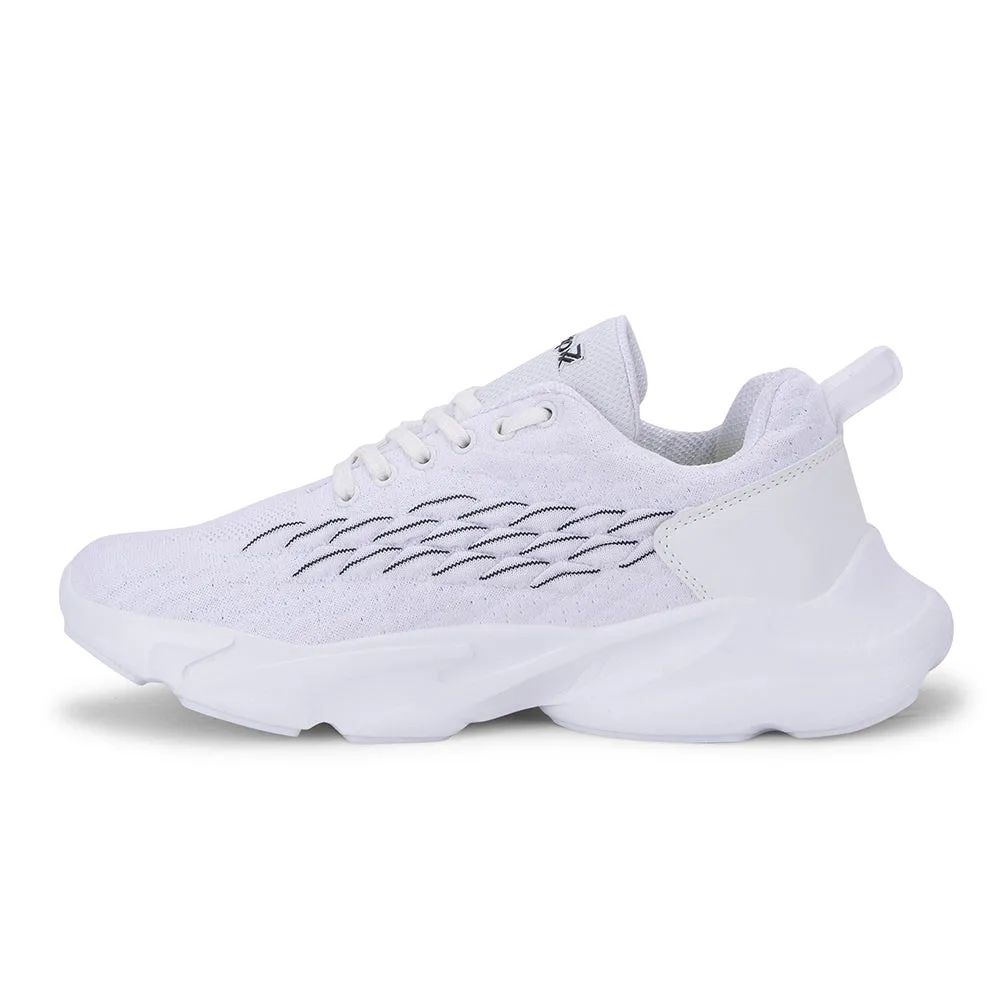 Chaussures décontractées à lacets blances Leap7x pour hommes SAMUEL-1E par Liberty