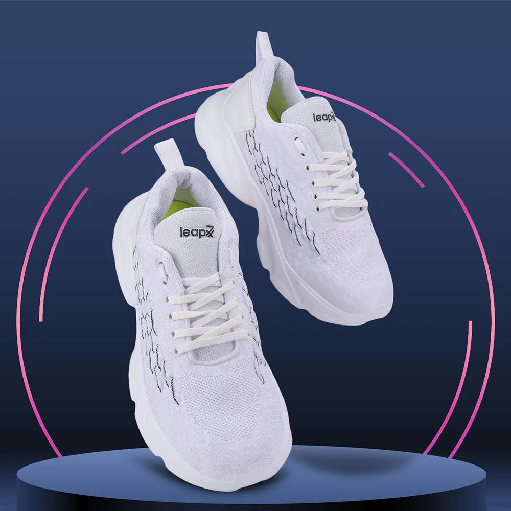 Chaussures décontractées à lacets blances Leap7x pour hommes SAMUEL-1E par Liberty