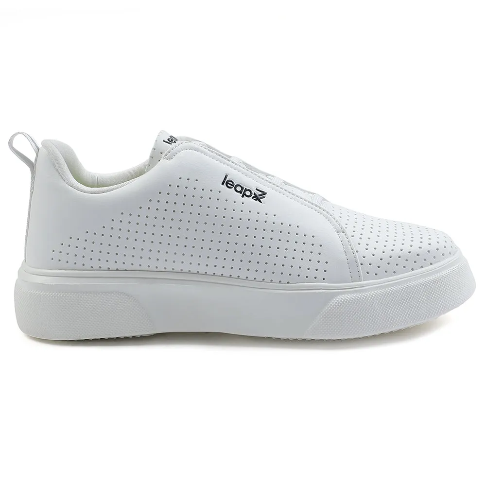 Baskets décontractées blanches à laçage Leap7x pour hommes CROATIA-2E par Liberty