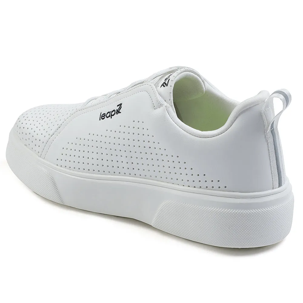 Baskets décontractées blanches à laçage Leap7x pour hommes CROATIA-2E par Liberty