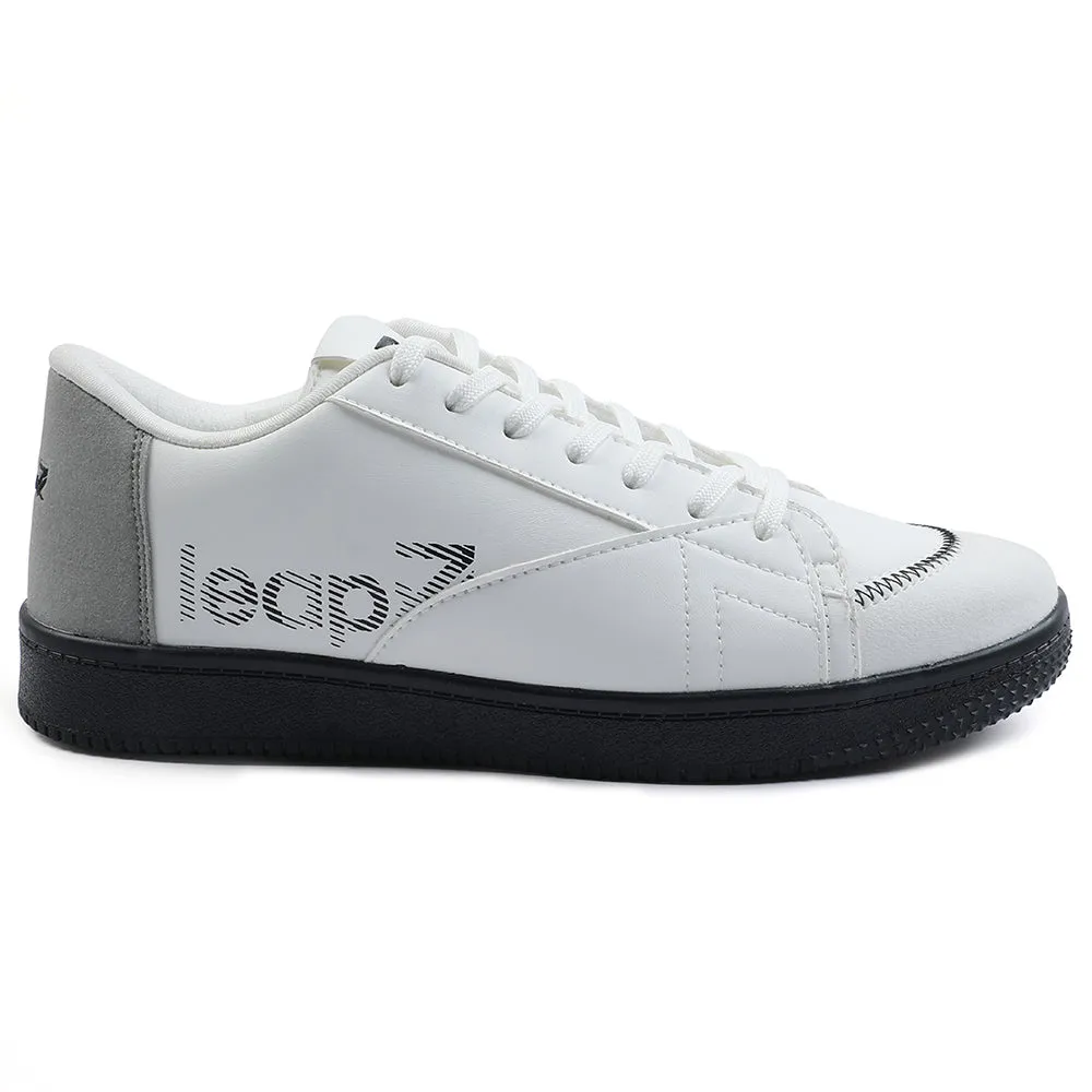 Baskets décontractées blanches à lacets Leap7x pour hommes NEXTER-1E par Liberty