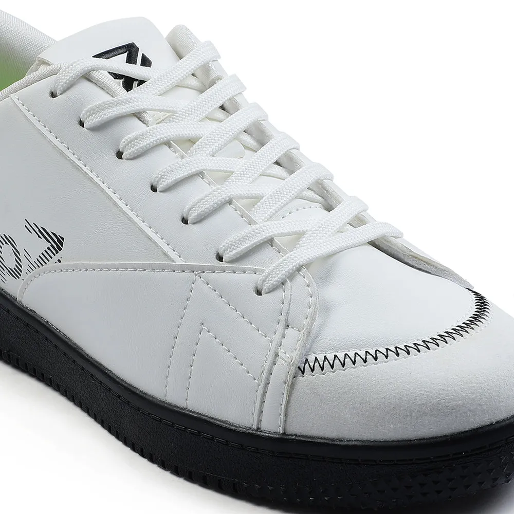 Baskets décontractées blanches à lacets Leap7x pour hommes NEXTER-1E par Liberty