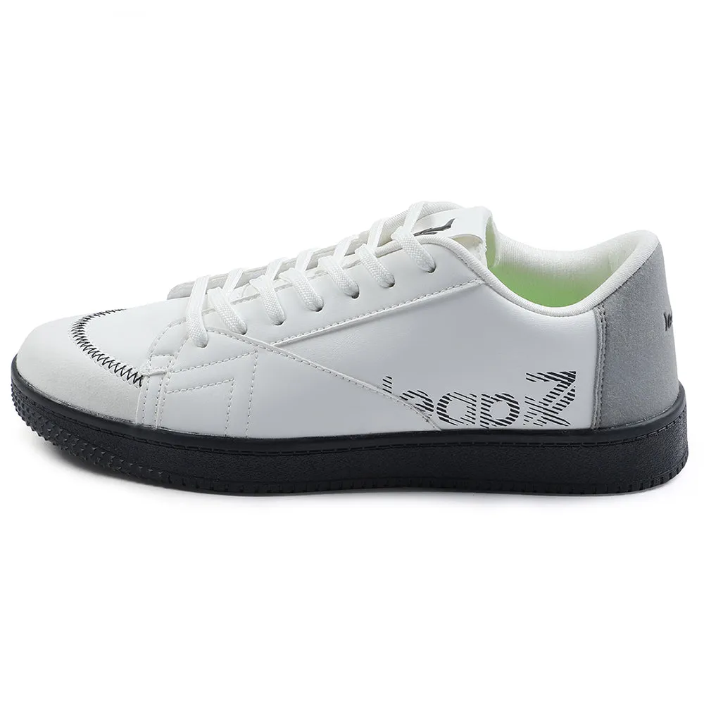 Baskets décontractées blanches à lacets Leap7x pour hommes NEXTER-1E par Liberty
