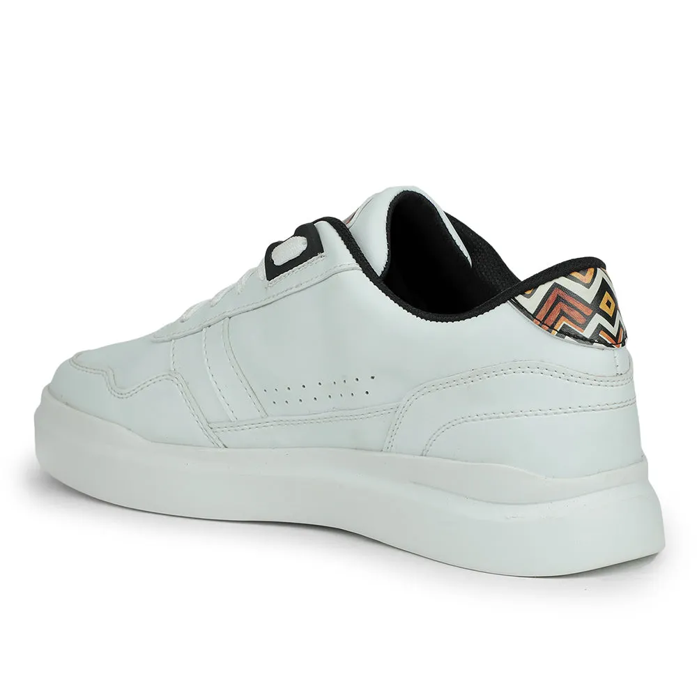 Baskets décontractées blanches Leap7x pour hommes NICOLAS-1E par Liberty