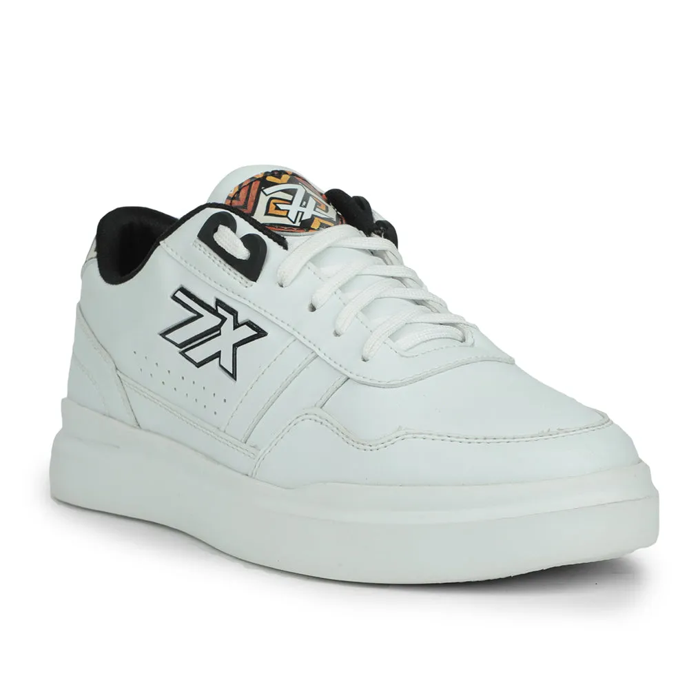 Baskets décontractées blanches Leap7x pour hommes NICOLAS-1E par Liberty