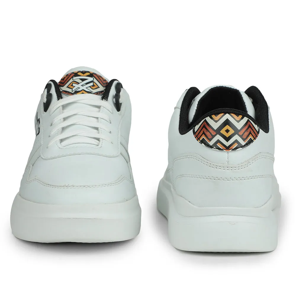 Baskets décontractées blanches Leap7x pour hommes NICOLAS-1E par Liberty