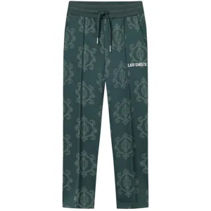 Les Deux Kids Pine Green/Ivory Ballier Jacquard Track Pants Les Deux Kids