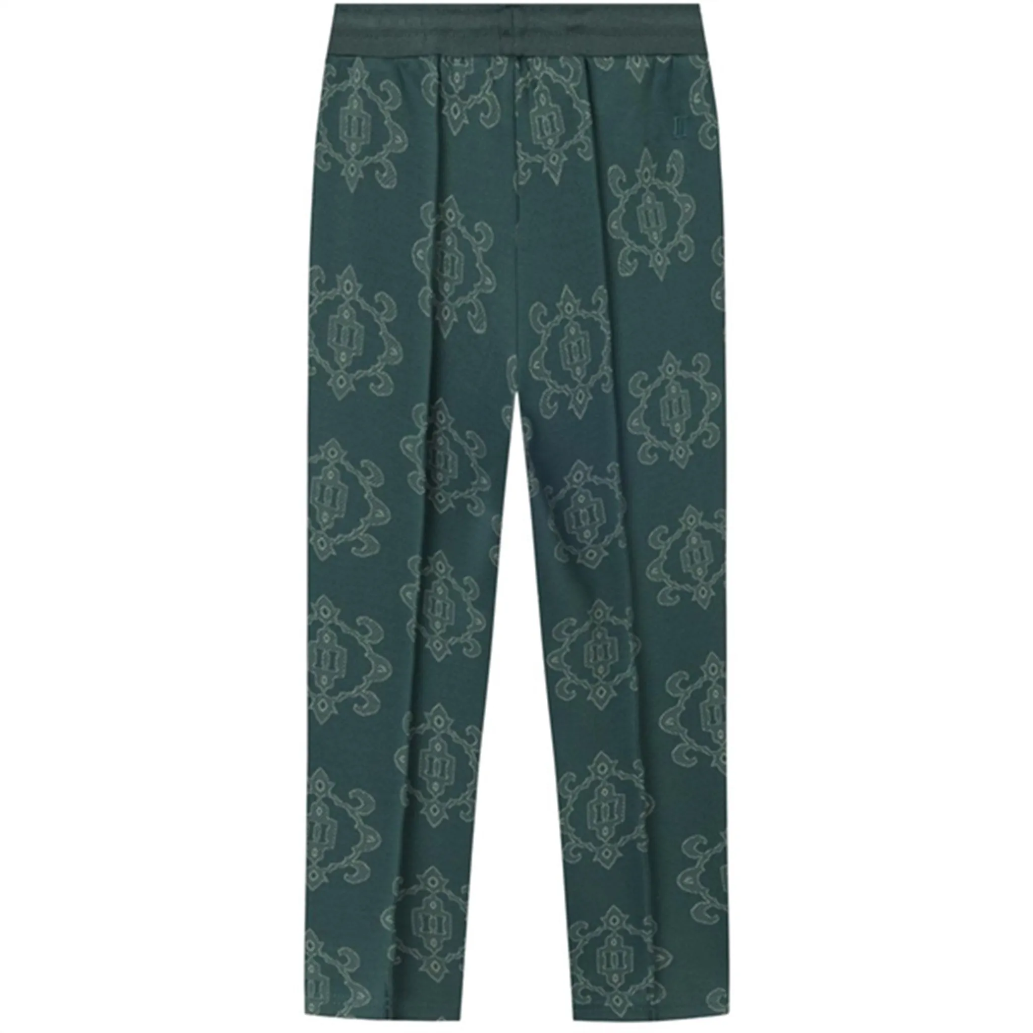 Les Deux Kids Pantalon de survêtement Jacquard Ballier Vert pin/Ivoire Les Deux Kids