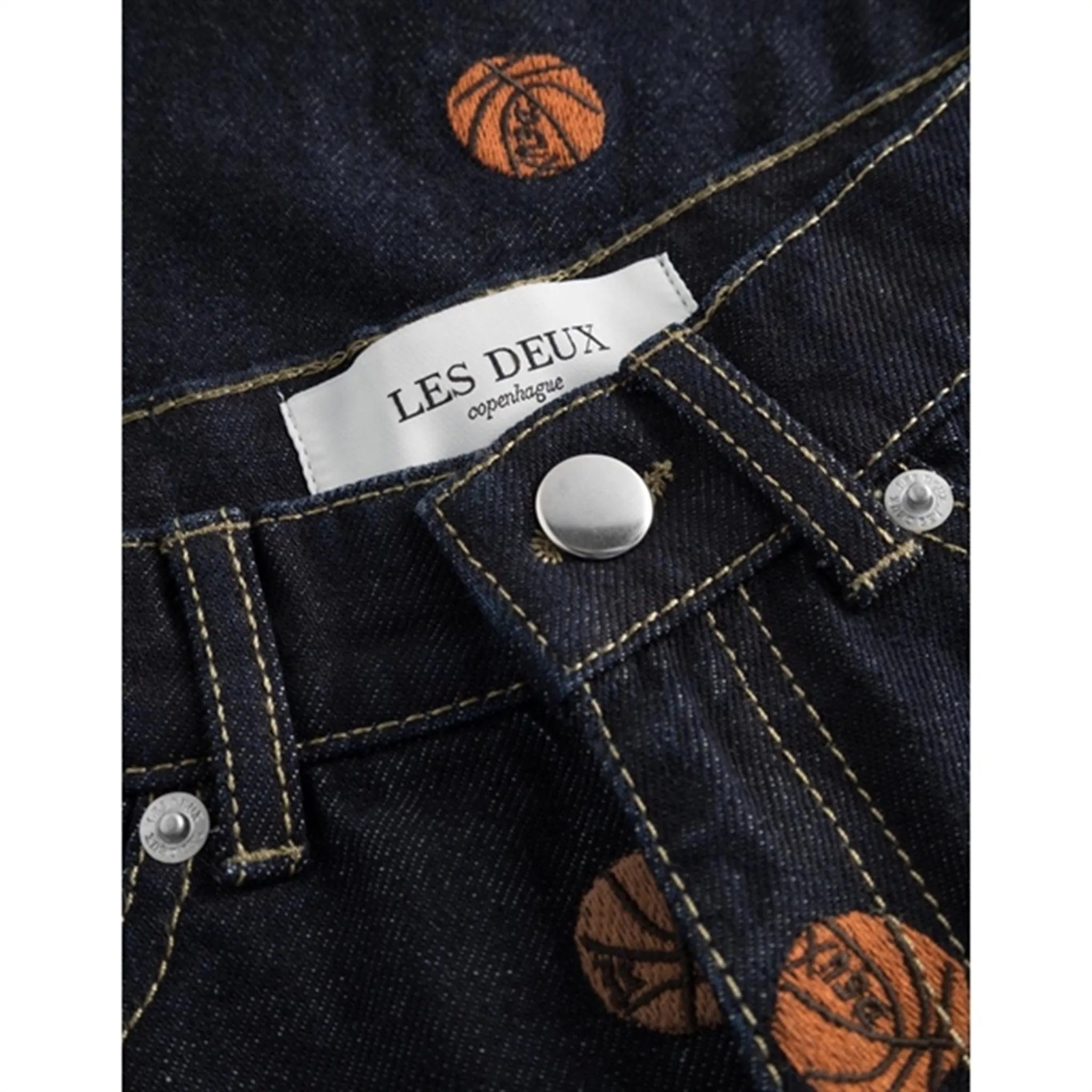 Les Deux Kids Pantalon en Denim Brut Ryder AOE Les Deux Kids