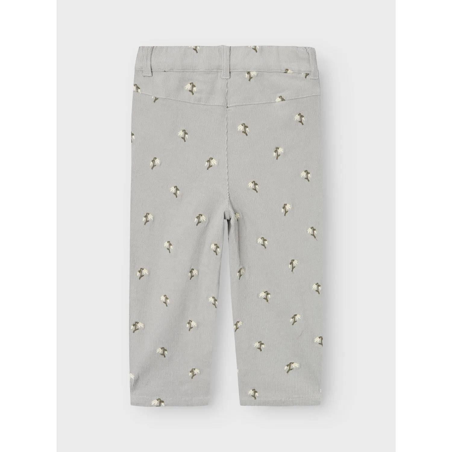 Lil'Atelier Pantalon large en velours côtelé Bella Gris Mirage Lil Atelier