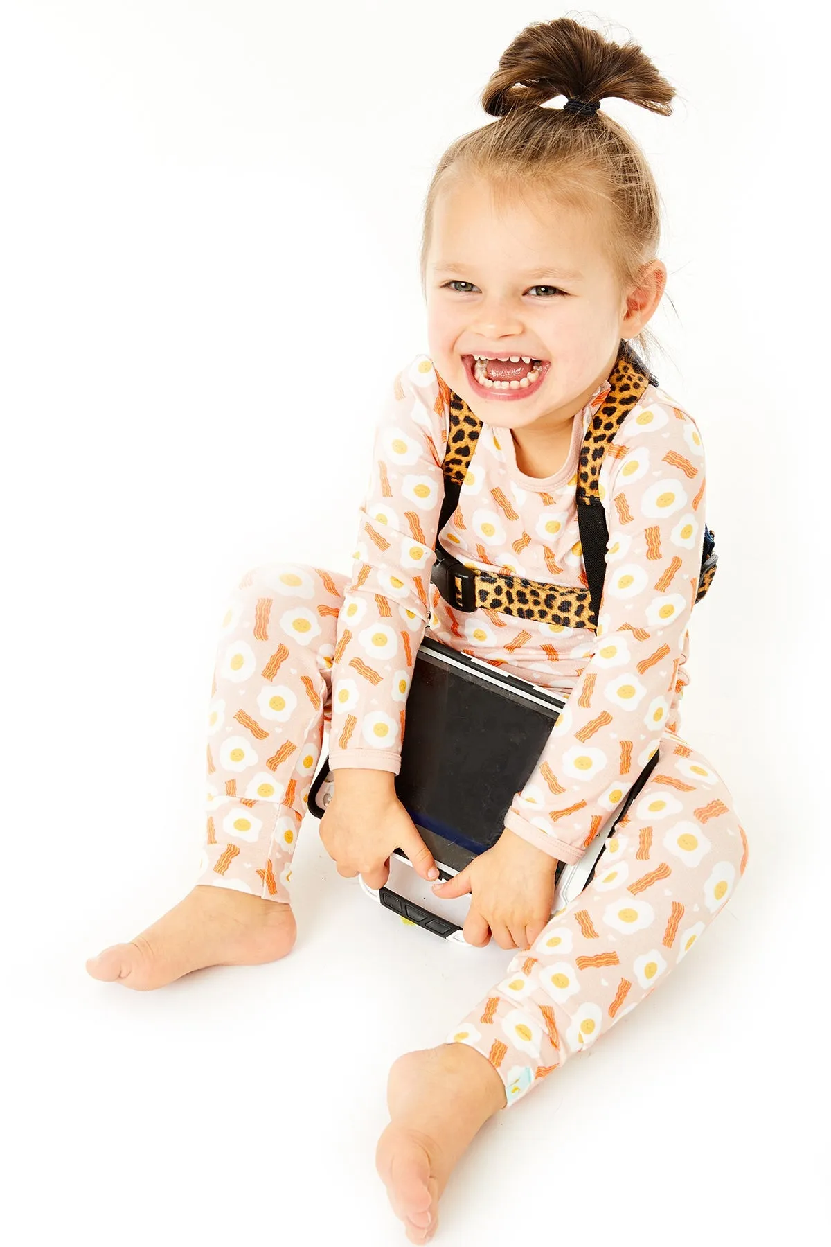 Pyjama à Manches Longues - Bacon & Œufs Rose Babykids_Clover-Baby-Kids
