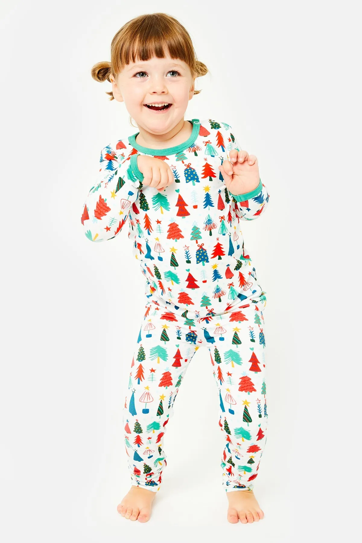Pyjama à Manches Longues - Sapins de Noël Babykids_Clover-Baby-Kids