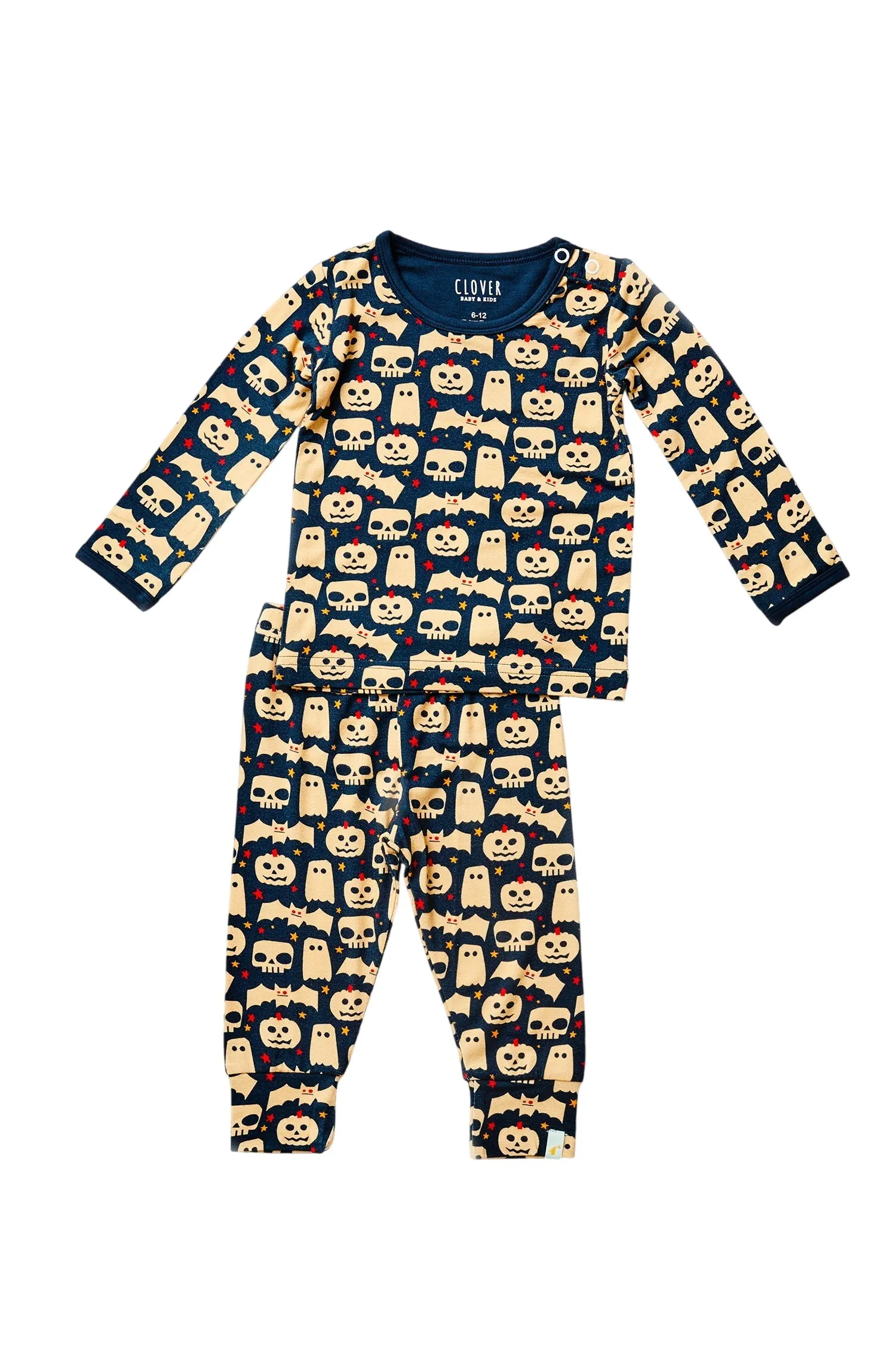 Pyjama à Manches Longues - Ensemble Squelettes Halloween Bébé-Enfant Clover-Baby-Kids