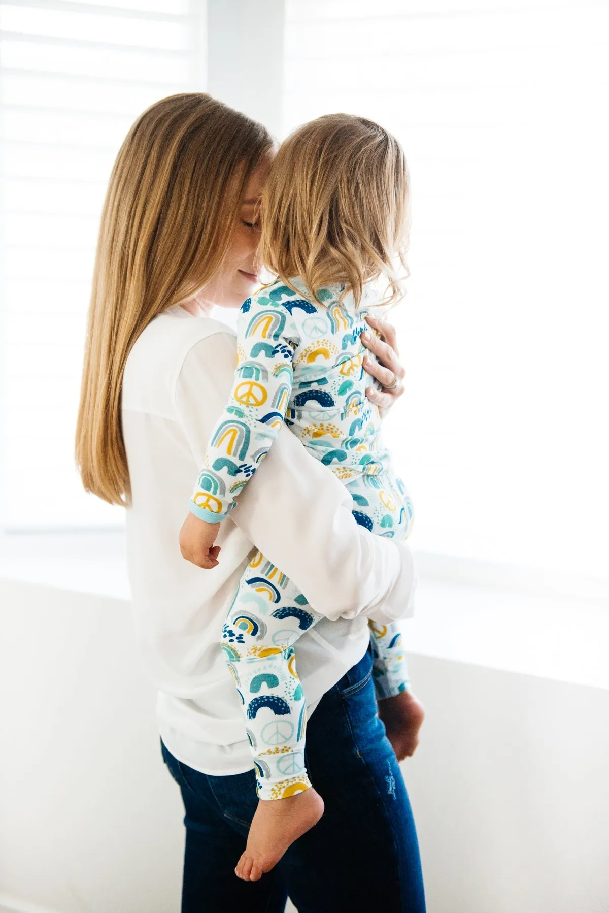 Pyjama à Manches Longues - Arc-en-Ciel Bleu Babykids_Clover-Baby-Kids