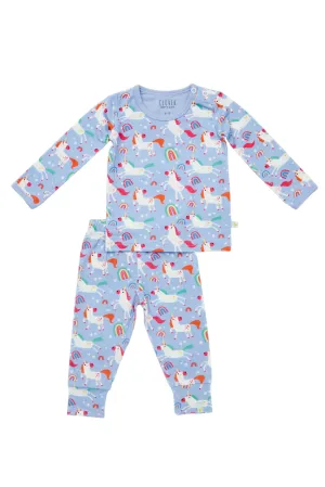 Long Sleeve Pajama Set - Unicorns Babykids_Clover-Baby-Kids