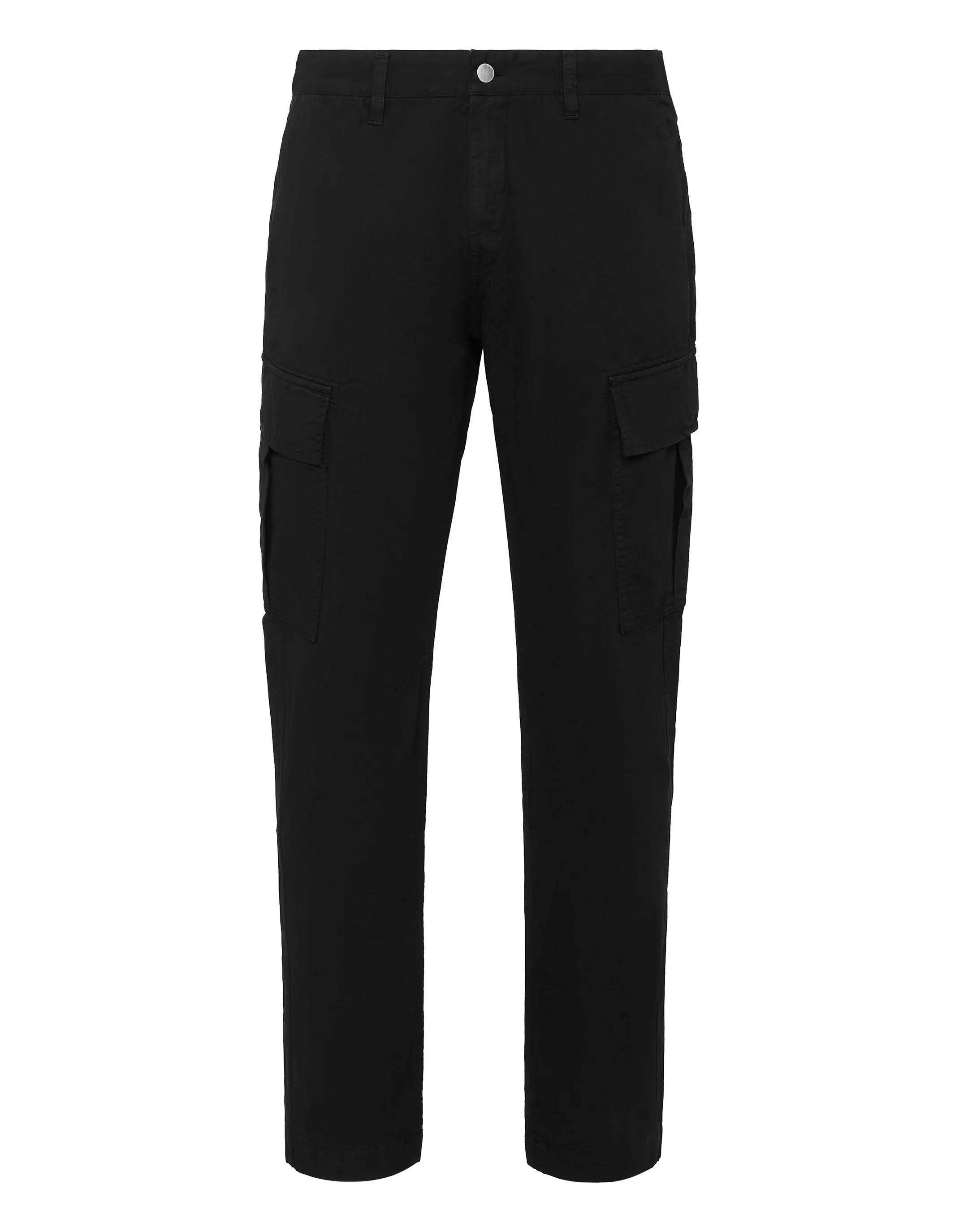 Pantalon cargo longue taille ajustée