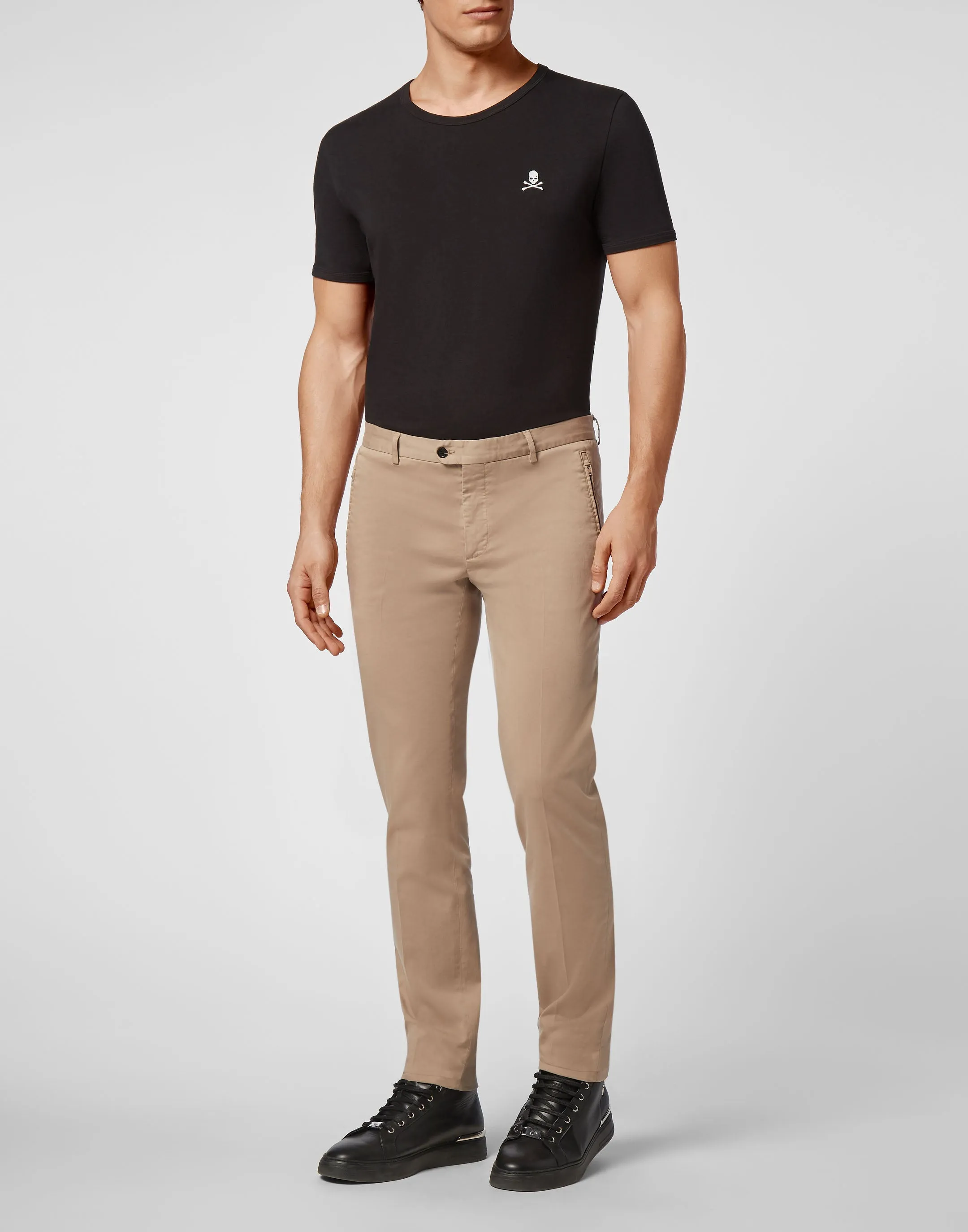 Pantalon Long à Fermeture Éclair