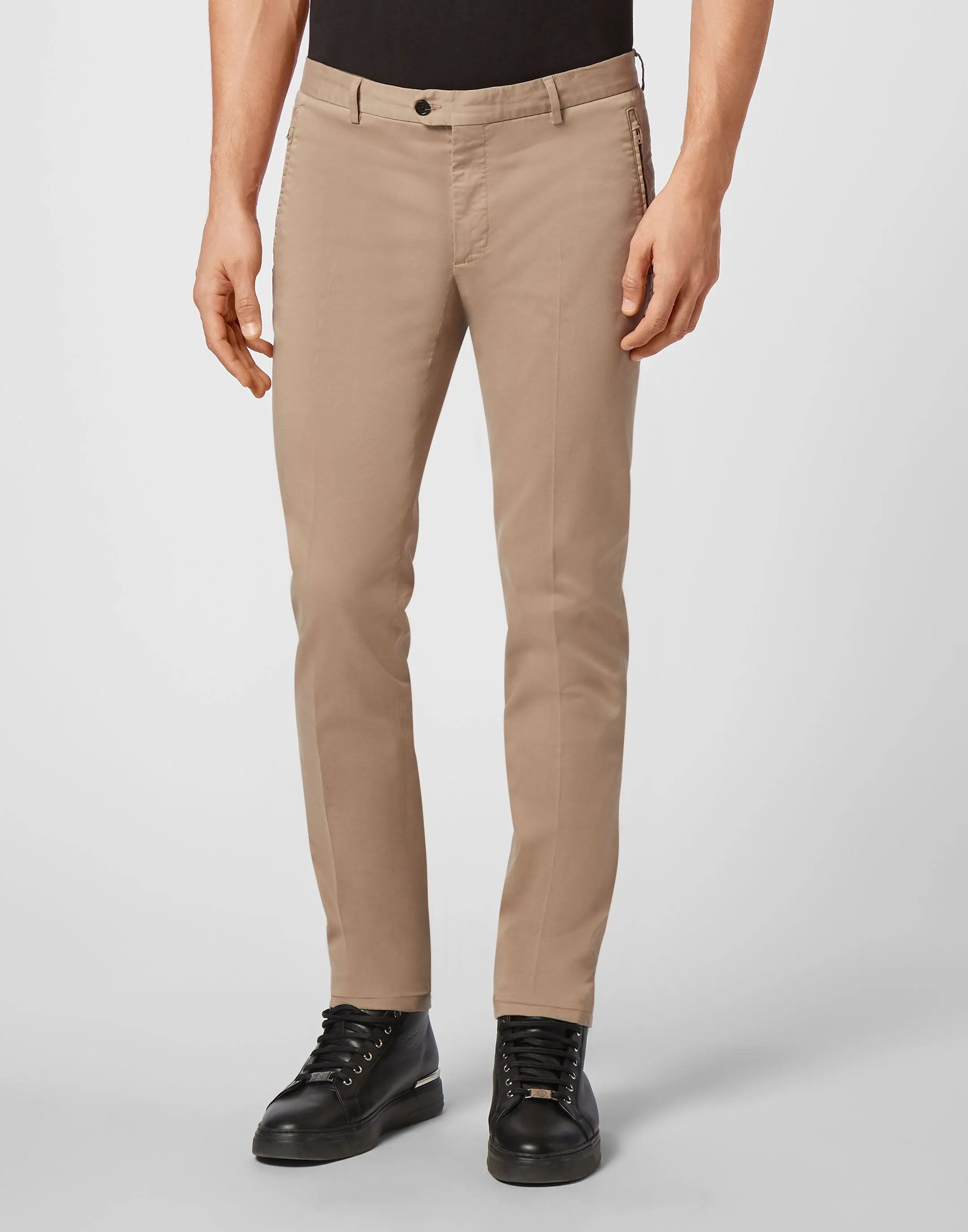 Pantalon Long à Fermeture Éclair