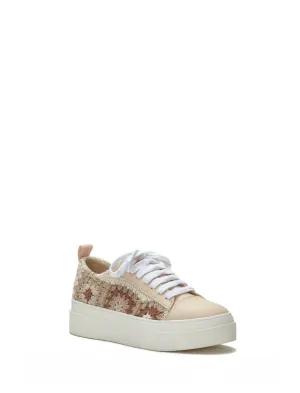 Lucky Brand Cambree Crochet Sneaker Medium Light Beige Lucky Brand