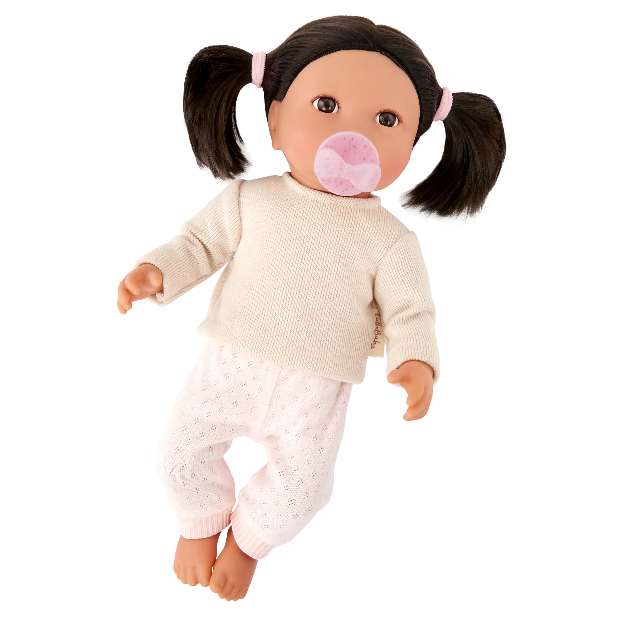 LullaBaby – Poupée avec cheveux brun foncé