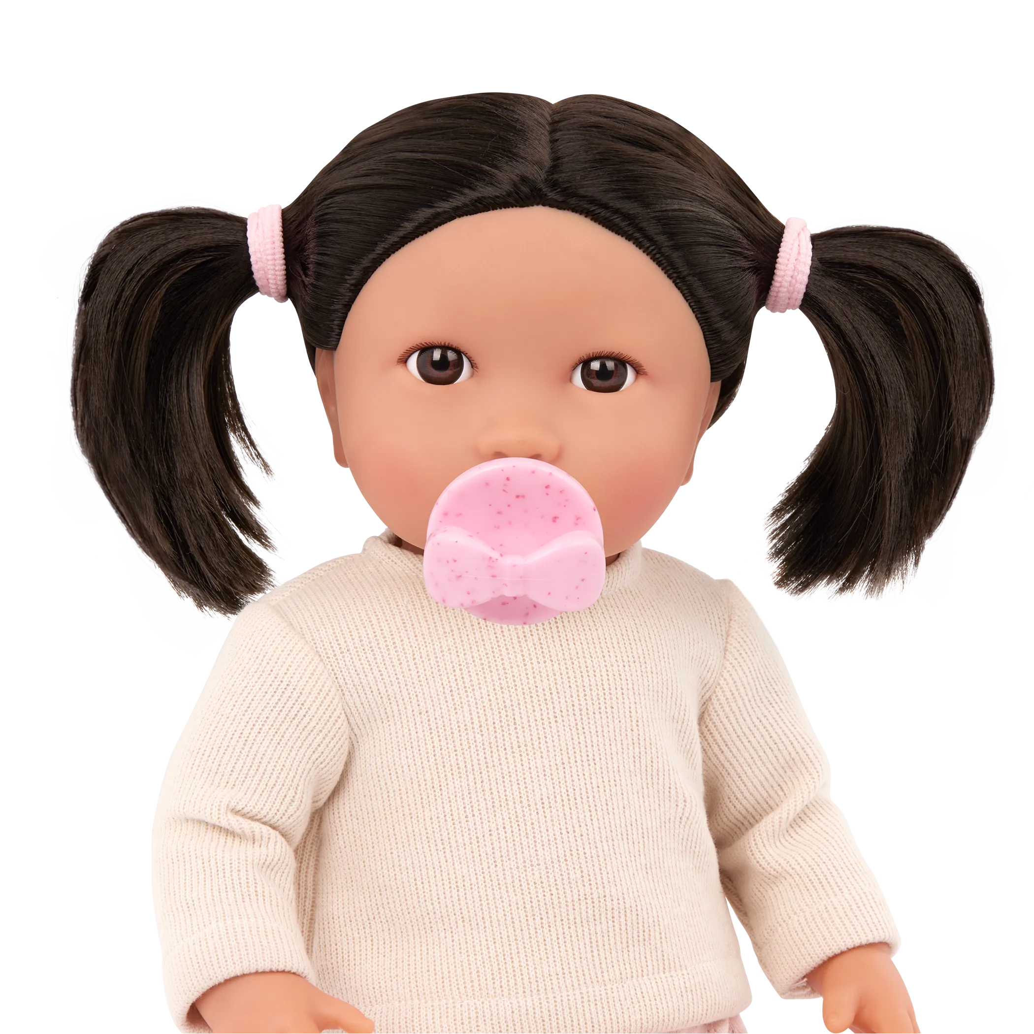 LullaBaby – Poupée avec cheveux brun foncé