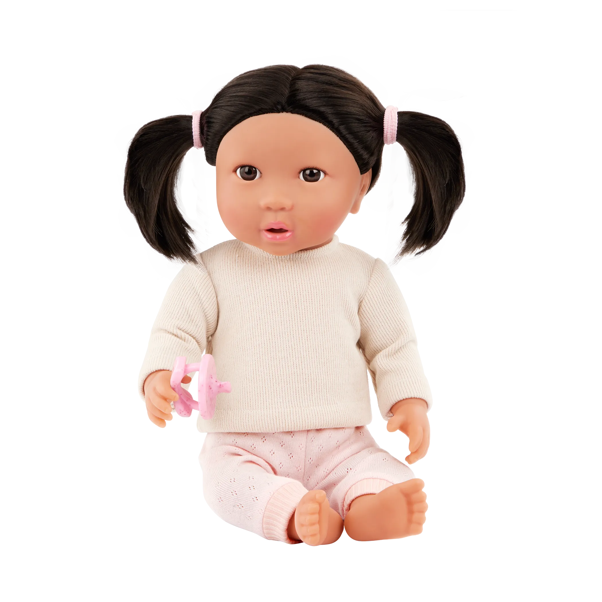 LullaBaby – Poupée avec cheveux brun foncé