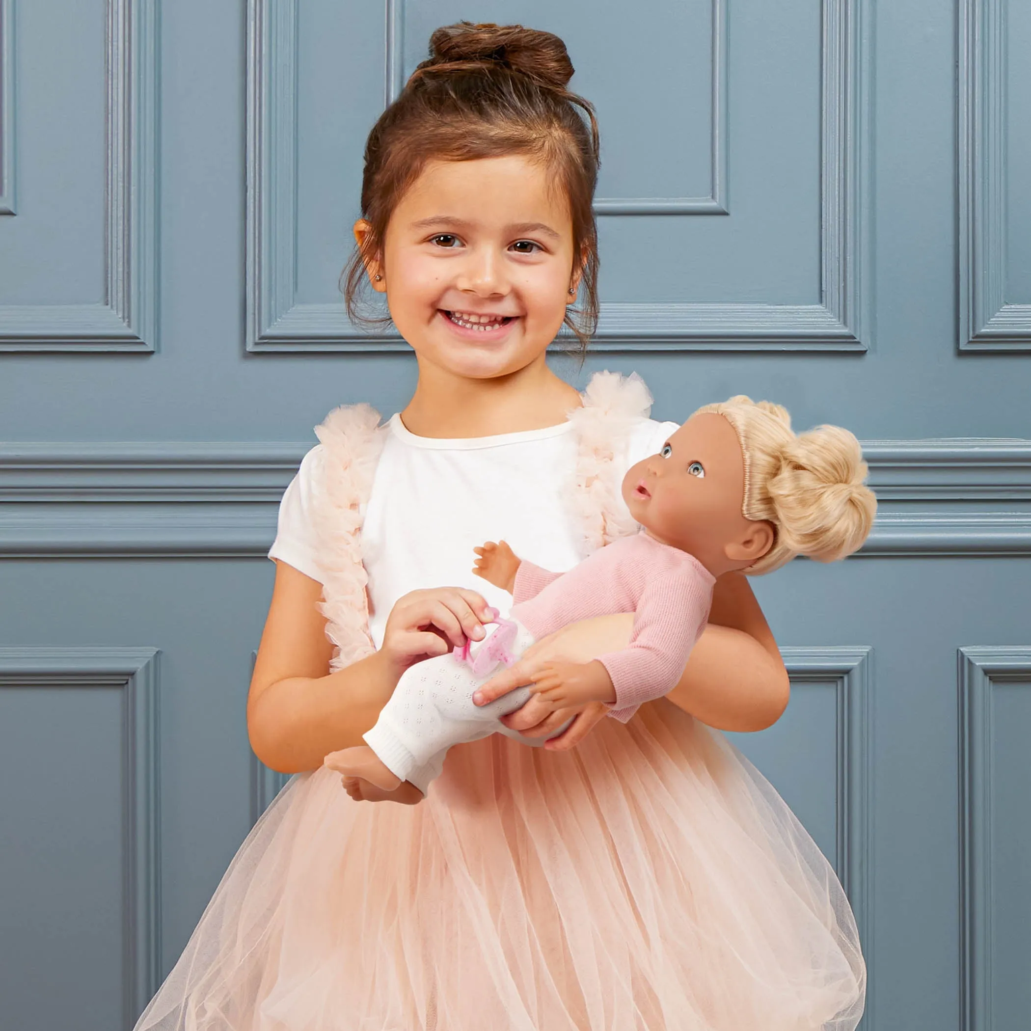 LullaBaby – Poupée avec Cheveux Blonds Ondulés