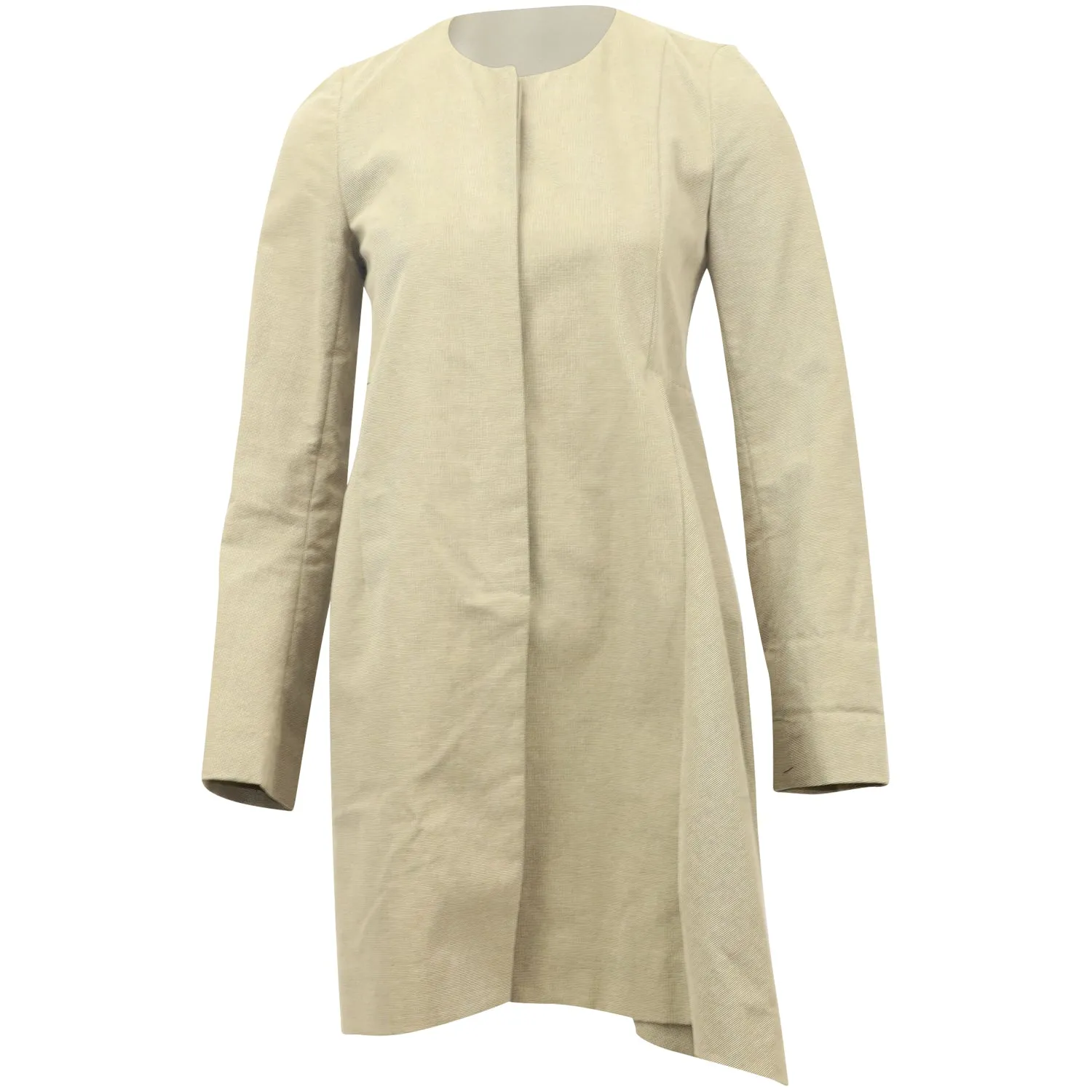 Marni Long Coat en Coton Beige