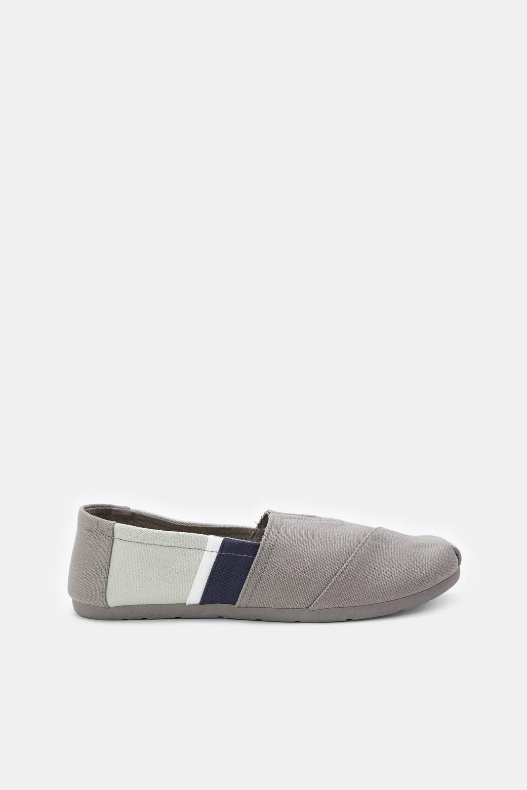 Mocassins à bloc gris pour hommes