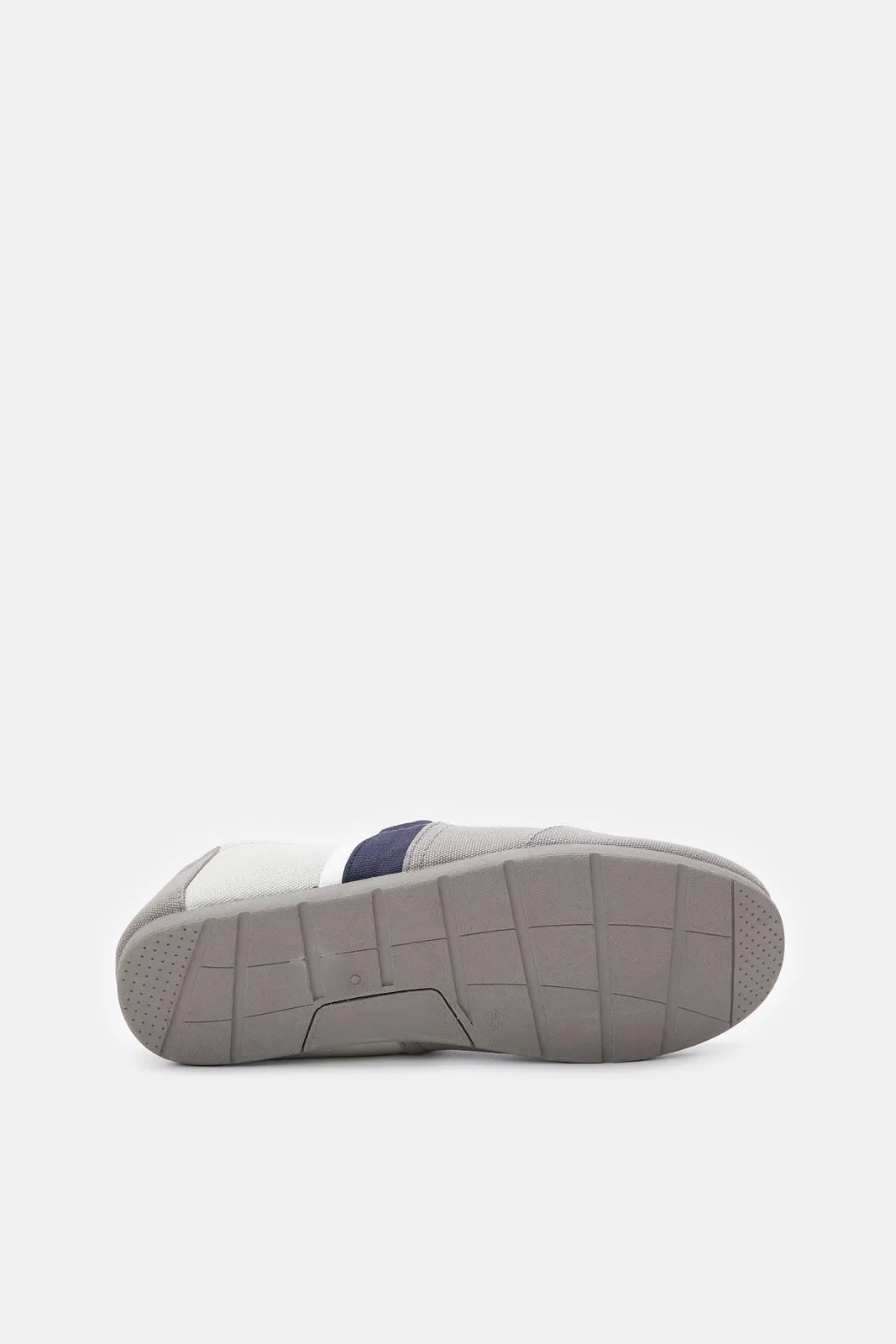 Mocassins à bloc gris pour hommes