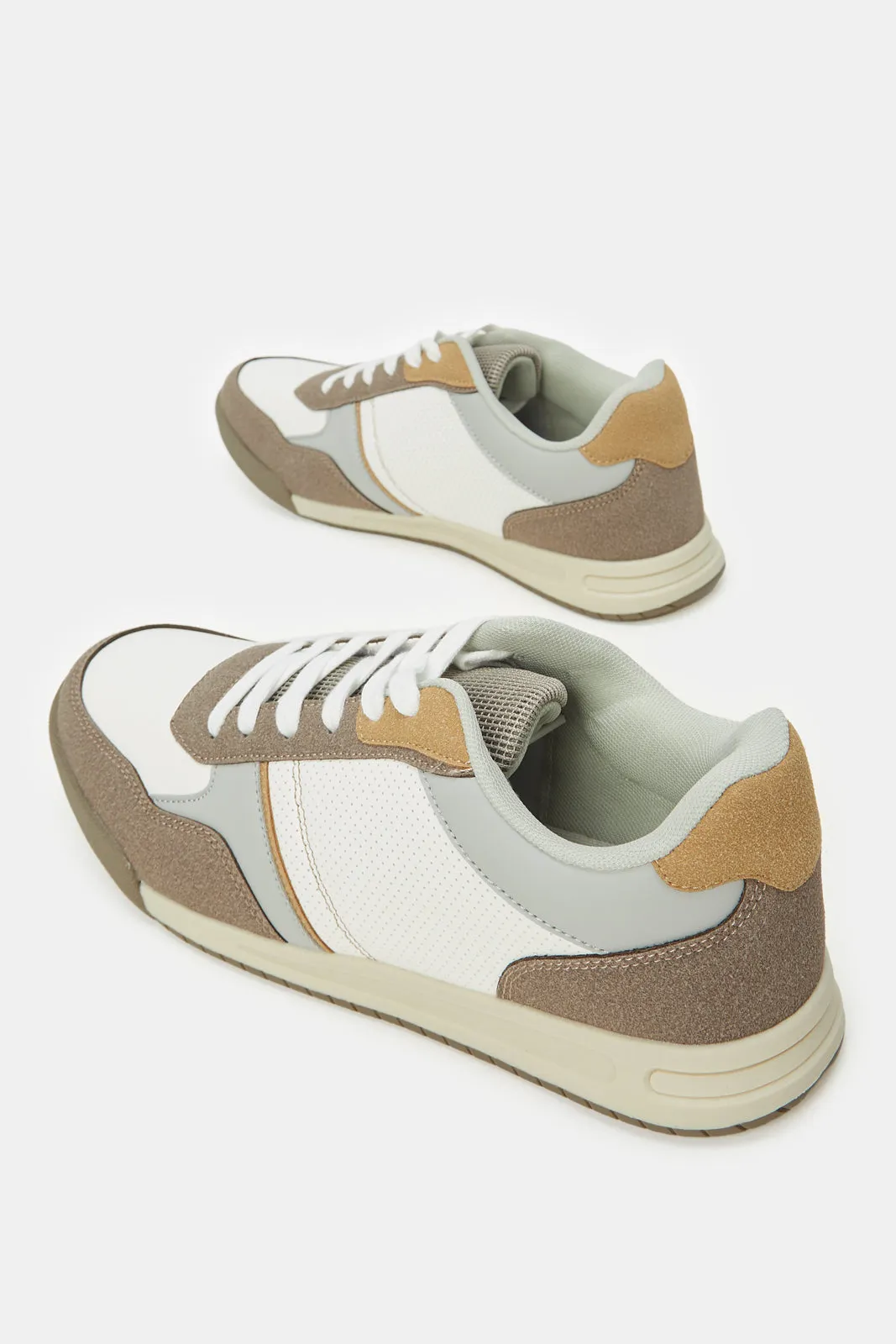 Baskets pour Homme Multicolores à Détails Ornementés