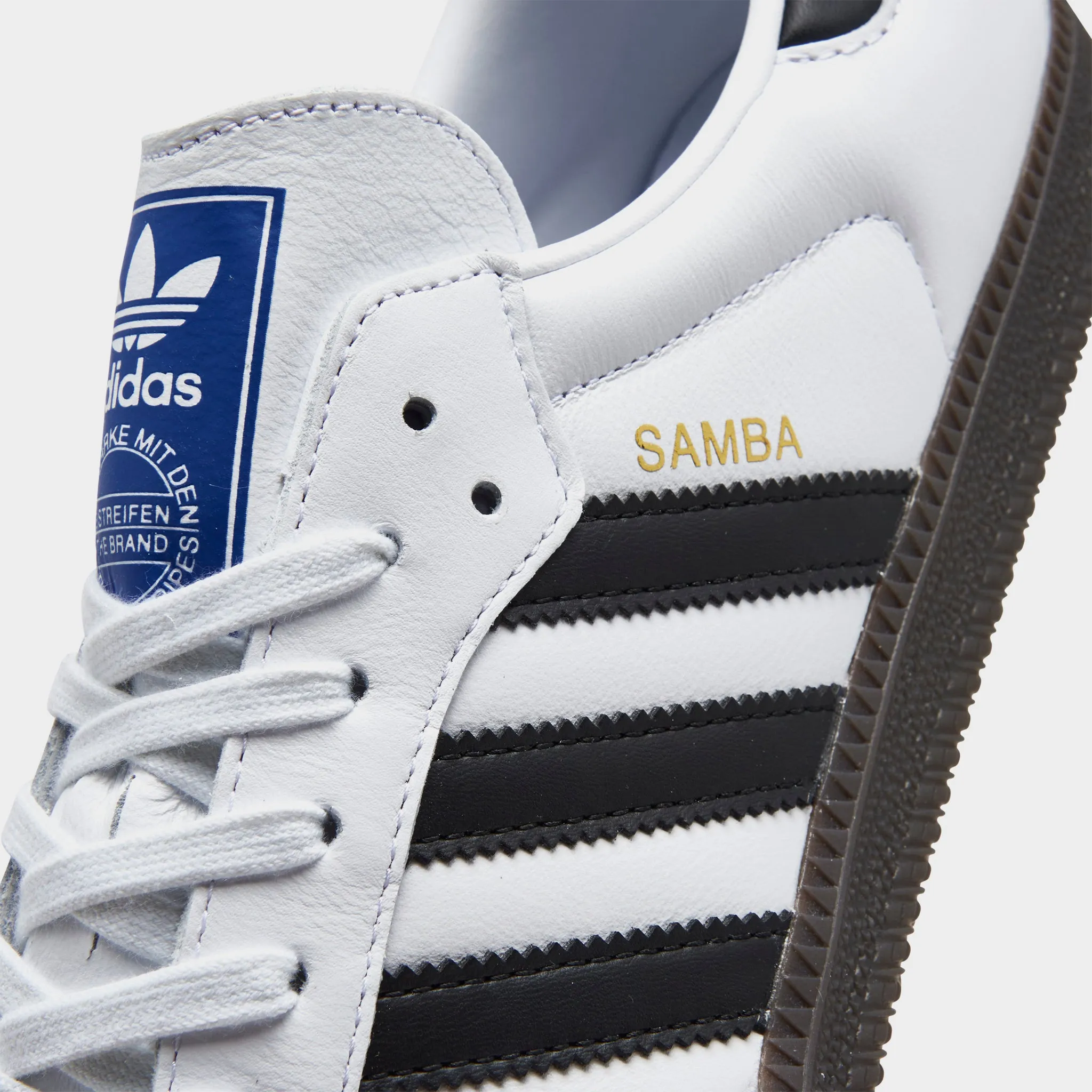 Adidas Originals Samba OG pour Homme Blanc Nuage / Noir de Base - Granit Clair