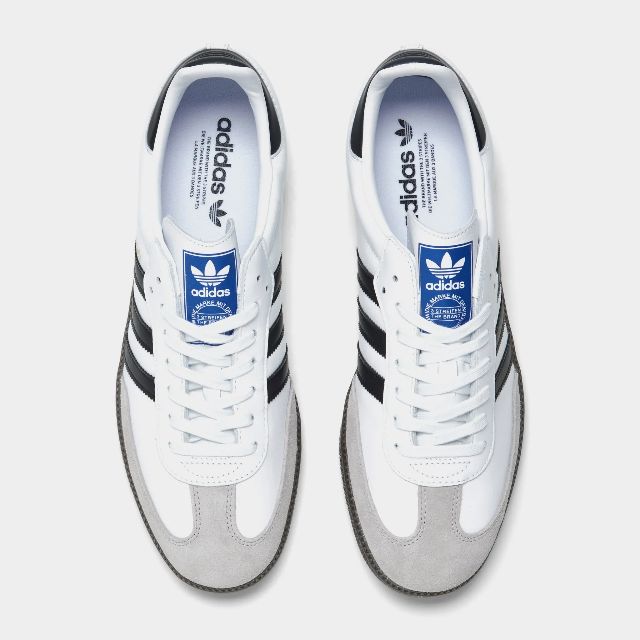 Adidas Originals Samba OG pour Homme Blanc Nuage / Noir de Base - Granit Clair