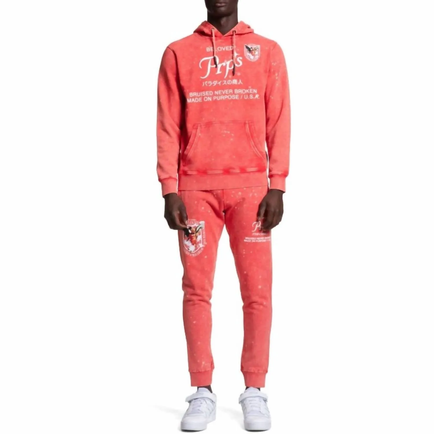 Pantalon de jogging Berly pour homme en rouge